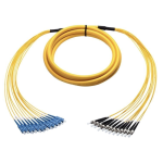 [TCM-BSCST12S2-30] Tconnect Plenum Breakout 12 Fiber SC-ST Singlemode 9/125µm (OS2) 30m